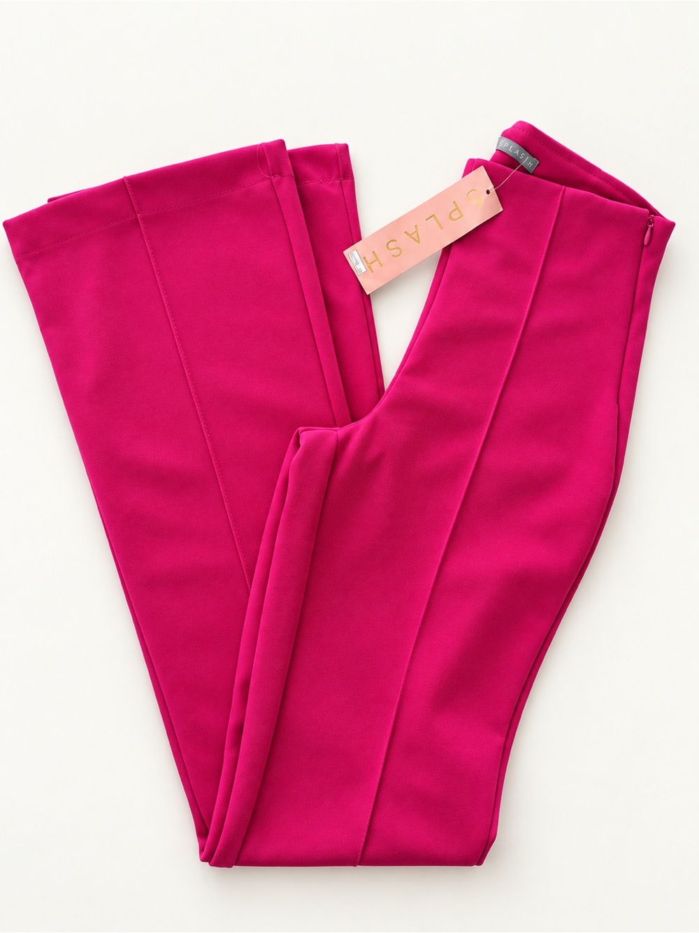 Splash Fuchsia Wide-Leg Women’s Pants